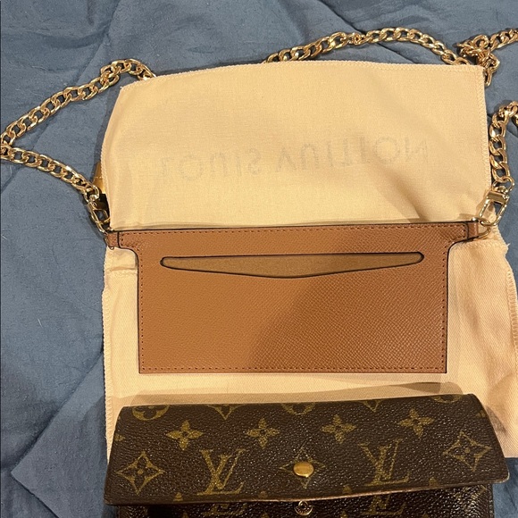 💯 Authentic vintage Louis Vuitton Sarah wallet, with lock and key (306) - Picture 12 of 14